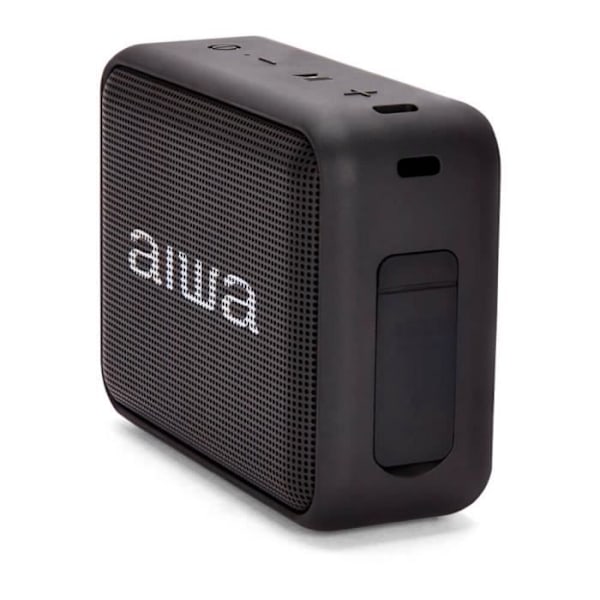 Bluetooth-højttaler Aiwa BS-200BK sort TWS FM-radio IPX6 6W RMS