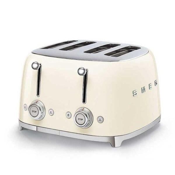 SMEG 4 viipaleen paahtoleivän - 2000W B Kermanvärinen TSF03CREU