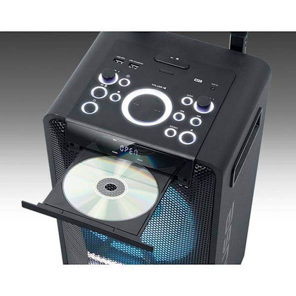 Muse M-1920 DJ-højttaler til 2-vejs NFC og Bluetooth trådløs personlig assistent - NEW ONE - Sort Flerfarvet