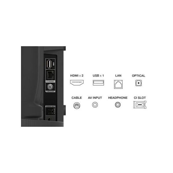 TV LCD - TCL - 40" - Full HD - Smart TV - Android TV - Dolby Audio