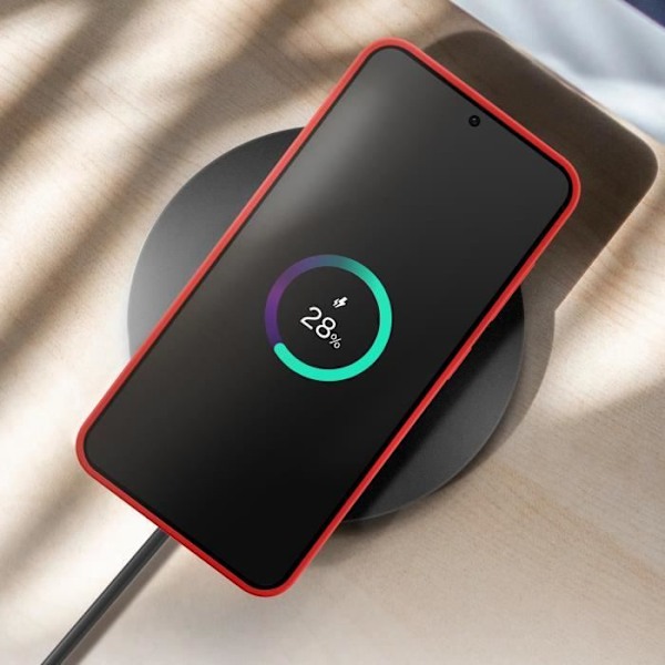 Skyddsskal - Samsung - Galaxy S25 Plus - Mjuk Silikon - Röd - Motståndskraftigt skydd Röd