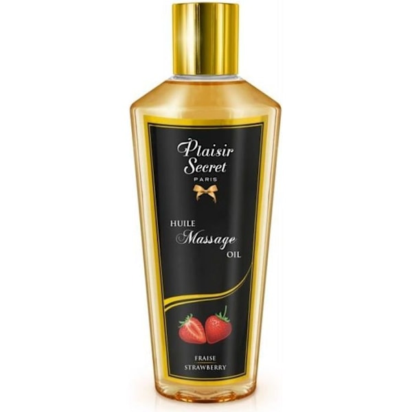 Jordbær tør massageolie 250ml TU Jordbær