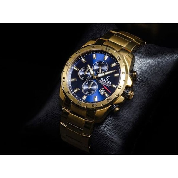 Herre Ur - Festina - F20541/2 - Chrono Sport - Blåt urskive 45.05mm - Vandtæthed 10 Atm Blå