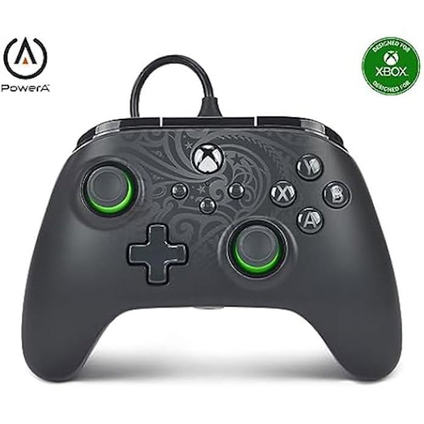 PowerA Advantage Wired Controller för Xbox Series X|S - Sky Green - Gamepad - Vibration - POWERA Himmelskt grönt