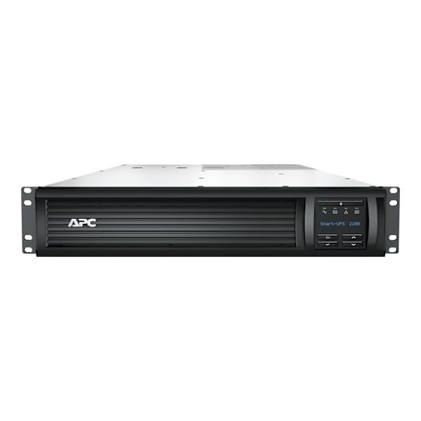 APC Smart-UPS 2200VA LCD RM 2U 230V med SmartConnect uafbrydelig strømforsyning 8 AC-udtag Linjeinteraktivitet Sort, Metallic