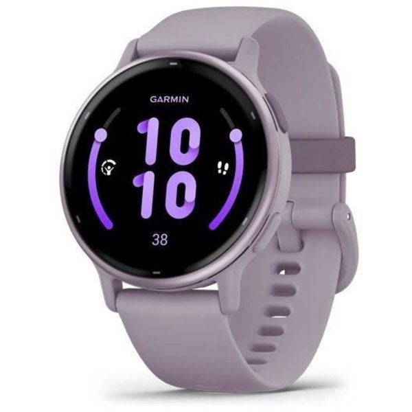 Garmin Vivoactive 5 Smartwatch, metallisk orkidé med lila rem metallisk orkidé
