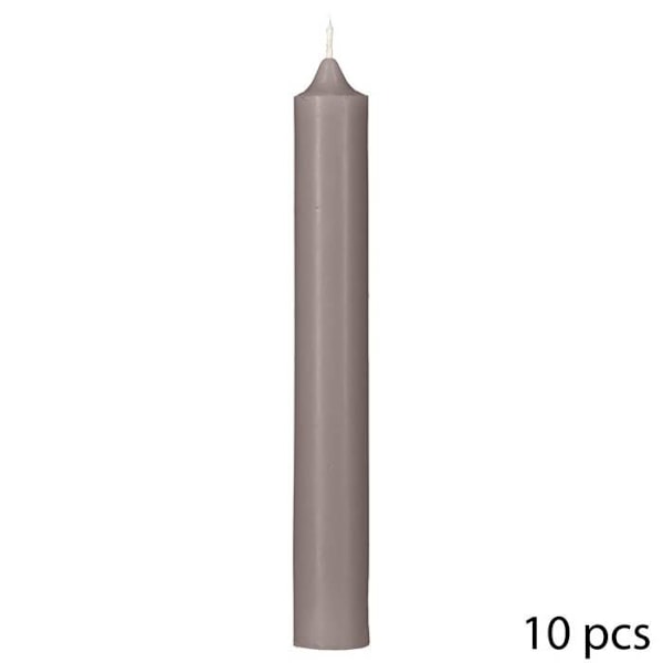 Lysestager x10 linned 45g Vit
