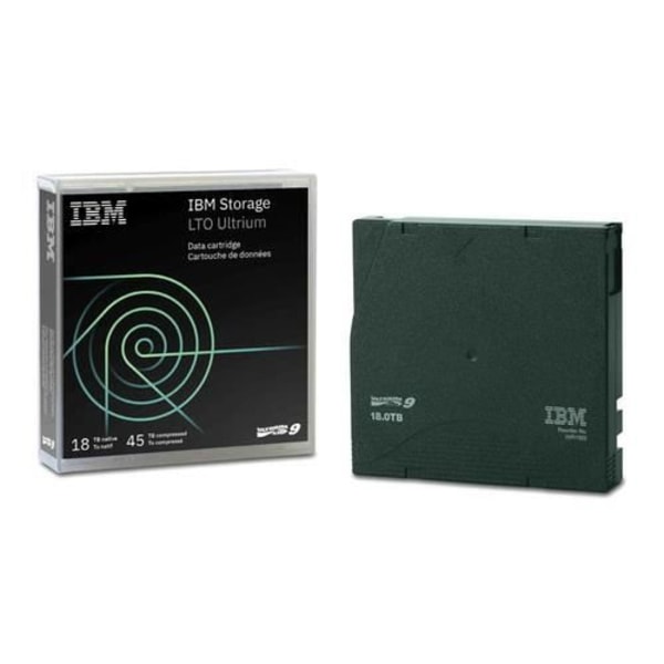 Tyhjä datanauha - IBM - ULTRIUM LTO 9 - 18000 Gt - 45000 Gt - Vihreä