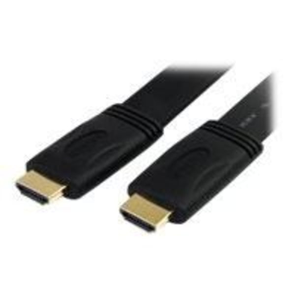 Ultra HD 4K x 2K High Speed HDMI litteä kaapeli Ethernetillä - STARTECH - 5 m - Suojattu - Musta