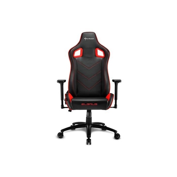 Sharkoon Elbrus 3 Gaming stol sort/rød 4044951027675
