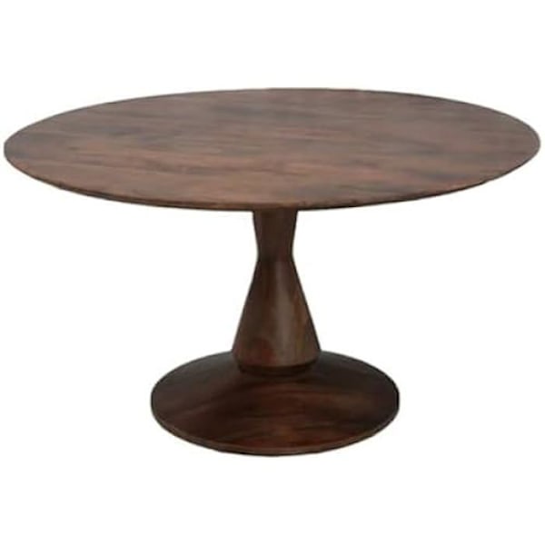 Spisebord - HOME ESPRIT - Acacia - 130,5 x 130,5 cm - Massivt træ - Flerfarvet Flerfärgad