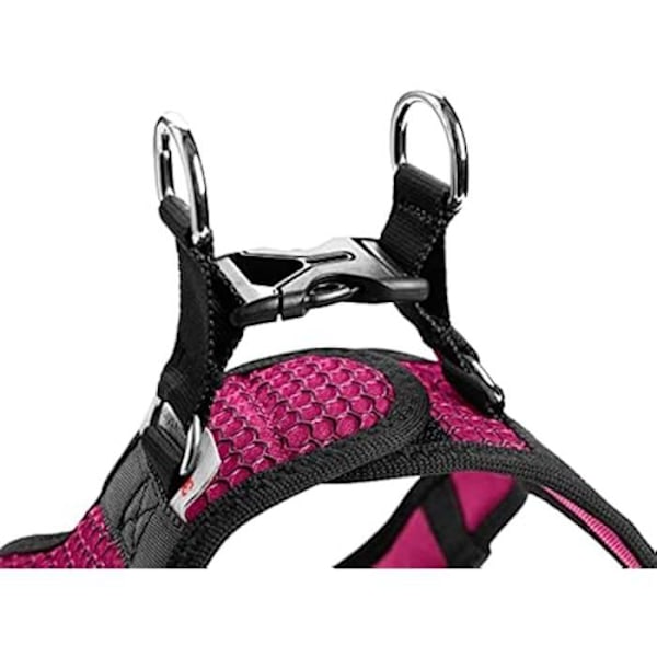 Hundesele - HUNTER - Hilo Comfort - Pink - Mellemstørrelse - Udendørs brug svart