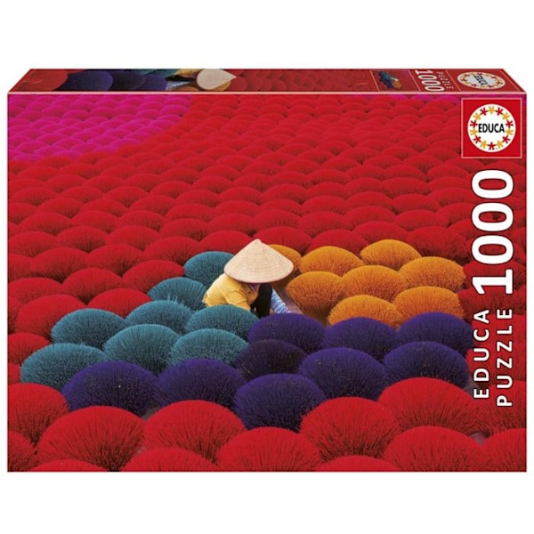 Puzzle 1000 p Landsby af røgelse
