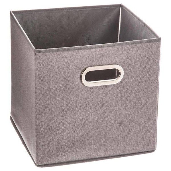 Opbevaringsboks/skuffe til stofmøbler 31x31 cm - Grå meleret Ljusgrått