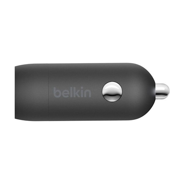 Belkin - Auton virtalähde - 30 wattia - 3 A - Pikalataus, virtalähde 3.1 (USB-C 24 pin) - BlackRecharge a sort
