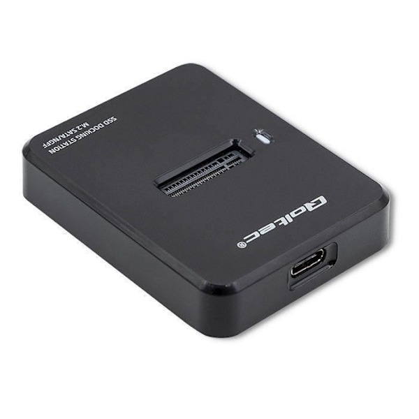 Qoltec dockingstation SSD M.2 SATA, NGFF, USB 3.1 - 5901878503141 Sort