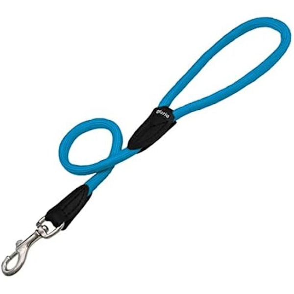 Hundebælte - GLORIA - Rund Nylon - 120 cm - Turkisblå farve - Holdbar Turkos