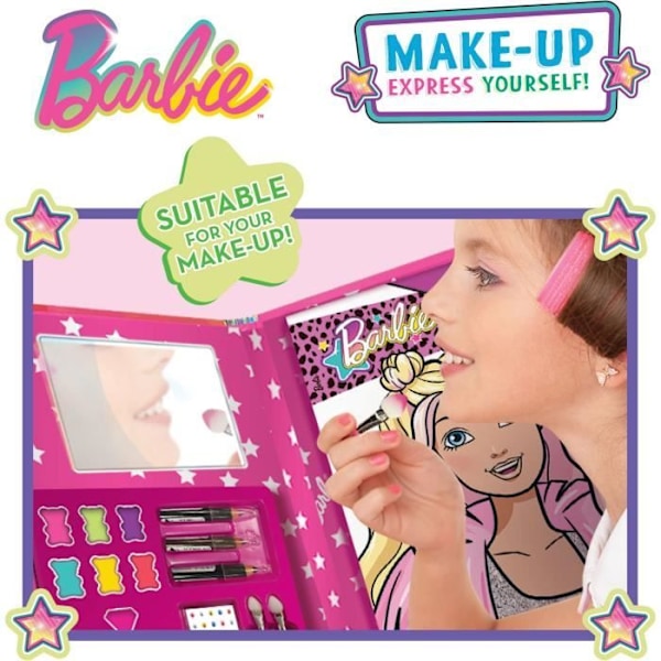Sketchbook - Barbie Sketch Book Make Up - Lisciani - Att lära sig och göra smink Flerfärgad