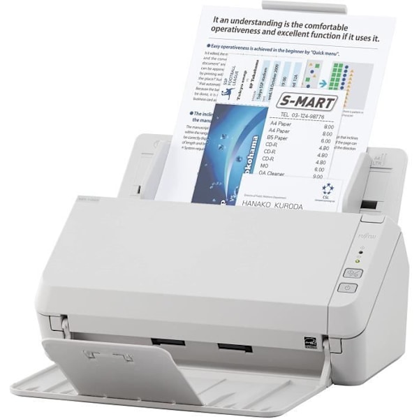 Dokumentscanner FUJITSU SP-1125N - Dobbelt sidet - 25 ppm - 600 dpi - Automatisk dokumentføder til 50 ark