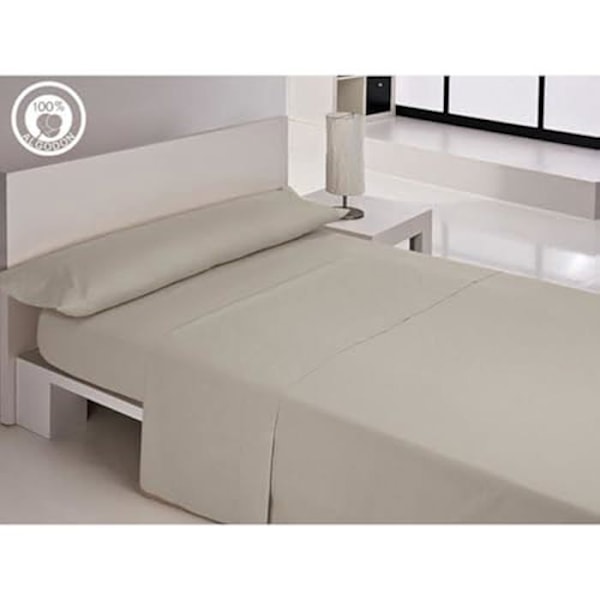 Hosteline Iris Premium sengesæt - Grå - 140x200 cm - Vaskbar mångfärgad