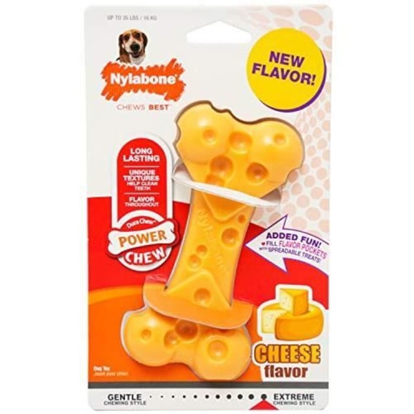 Kæmpe - NYLABONE - Ostesmag - Holdbar - Aromatisk Rum - Til Mellemstore Hunde