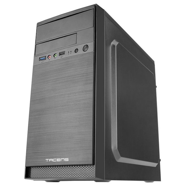 ANIMA AC4500 Micro ATX Mini Tower -kotelo 500 W virtalähteellä - musta