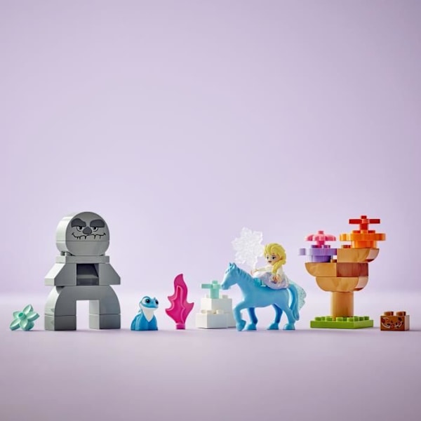 LEGO DUPLO | Disney 10418 Elsa och Bruni i den förtrollade skogen, byggleksak Flerfärgad