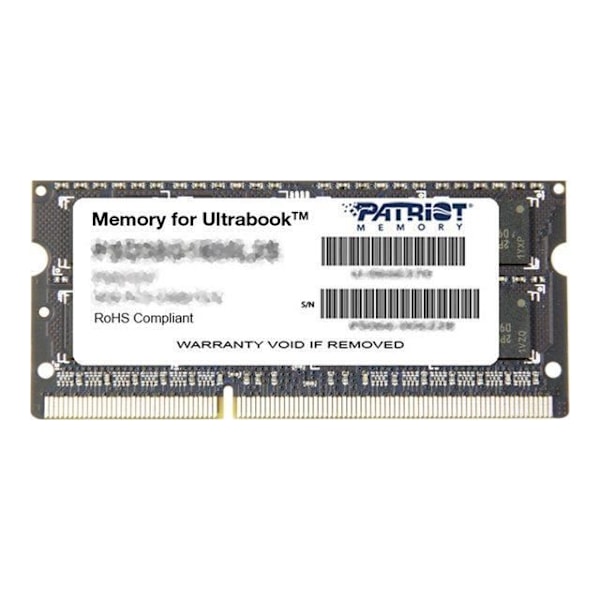PATRIOT Bærbar hukommelse 8 GB DDR3-1600 PC3-12800