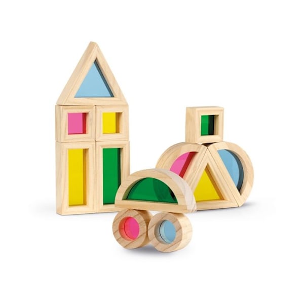 Cayro - Farvede blokke Beige