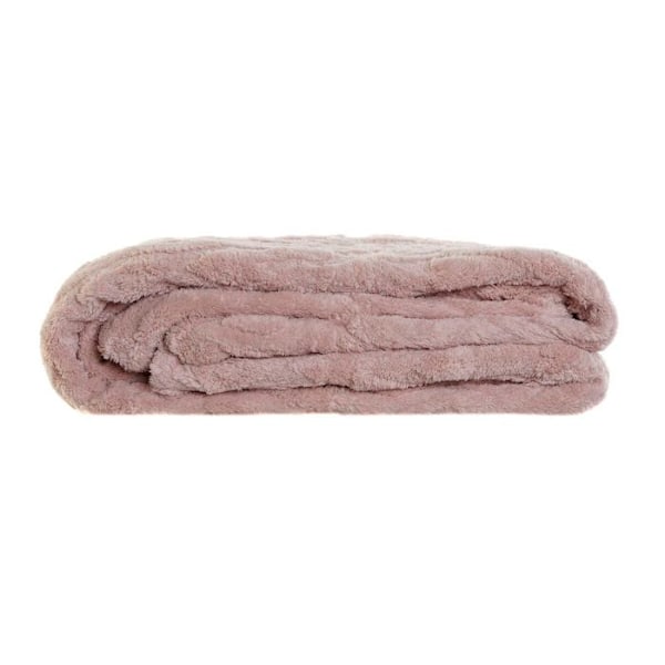 Diamanttæppe DKD Home Decor rosa