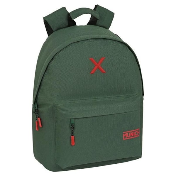 Skoletaske - München - München basicos - 31 x 41 x 16 cm - Grøn - Rum til bærbar computer