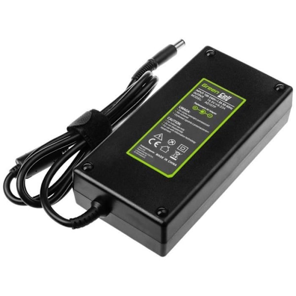 Strømforsyning til bærbar computer - GREENCELL - GC-AD107P - 180 W - 19.5 V - 9.23 A Sort
