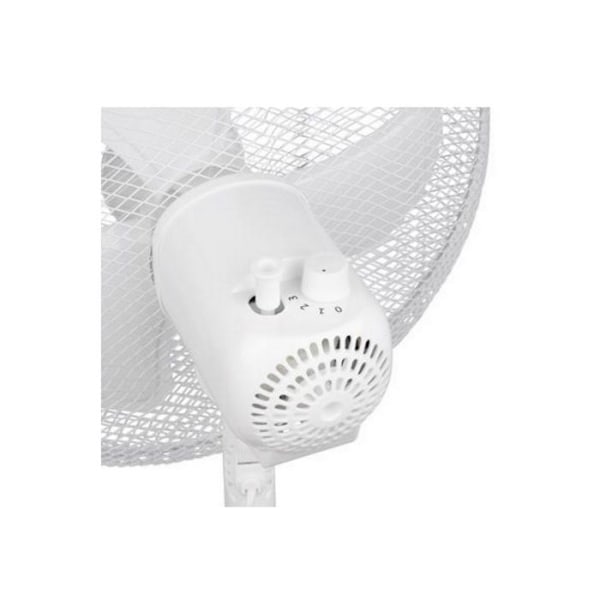 Jalustatuuletin - TRISTAR - VE-5755 - 45 W - Oscillation - Kaukosäädin - 3 nopeutta Vit