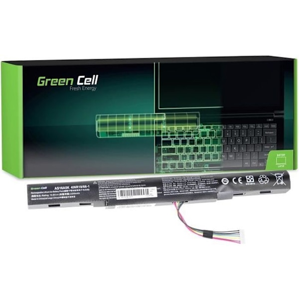 Green Cell Battery AS16A5K AS16A7K AS16A8K för Acer Aspire E5-575 E5-575G E5-575T E15 E5-575 E15 E5-575G E5-774G F5-573G