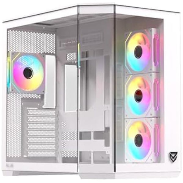 PC taske - NFORTEC - Pulsar - ATX - Hærdet glas - 4 A-RGB fans