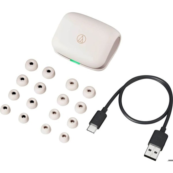 Audio-Technica ATH-TWX7 Vit - Hörlurar och öronsnäckor Vit
