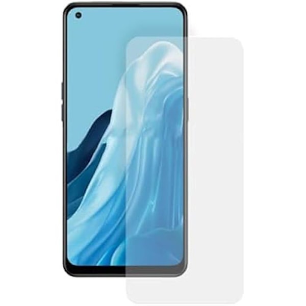 KSIX smart your tech OPPO Reno 8 Lite 5G hærdet glas skærmbeskytter Film hærdet glas 9H Hårdhed 0,3 mm Tykkelse Sort kontur Svart