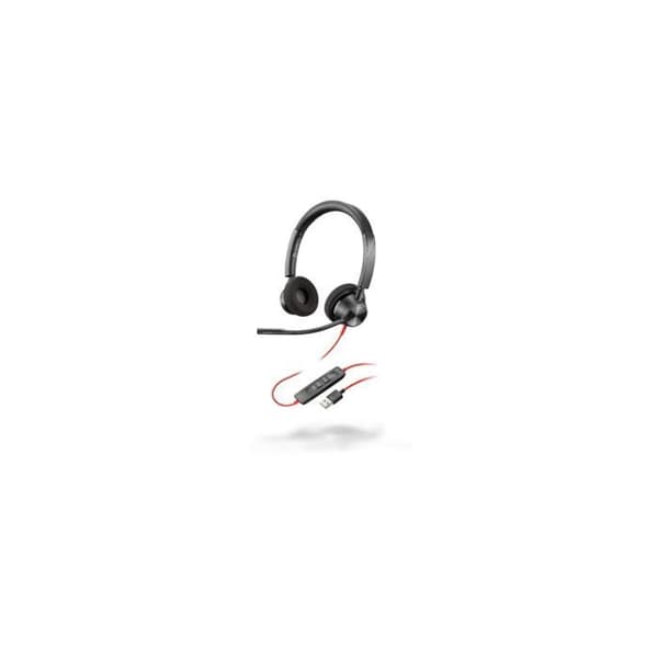Kuulokkeet - PLANTRONICS - Blackwire 3320 - Langallinen - USB Type-A - Musta
