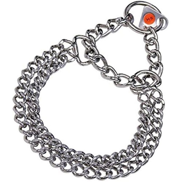 Halsbånd - HERM SPRENGER - 2 mm model - Rustfrit stål - Til hunde op til 40 kg - Sølv Silver