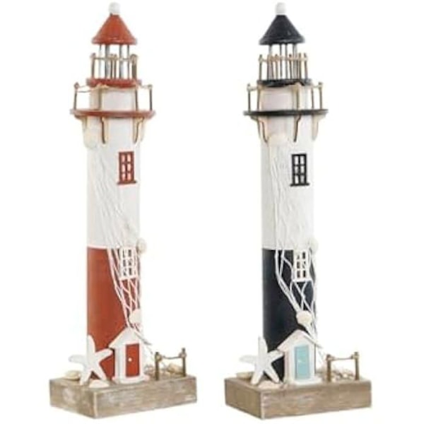 Dekorativ figurine - HOME ESPRIT - Multifarvet - 11 x 7,5 x 36,5 cm - Sæt af 2 enheder - Indendørs Flerfärgad