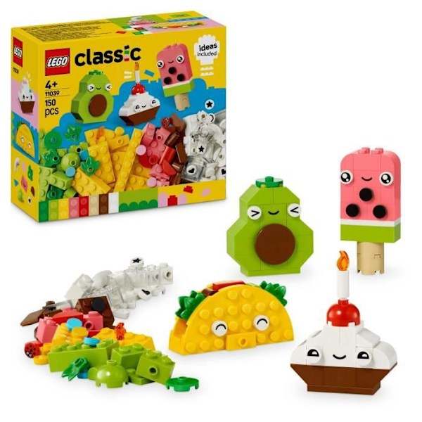 LEGO Classic 11039 Creative Foods - Byggleksak för barn från 4 år och uppåt Flerfärgad
