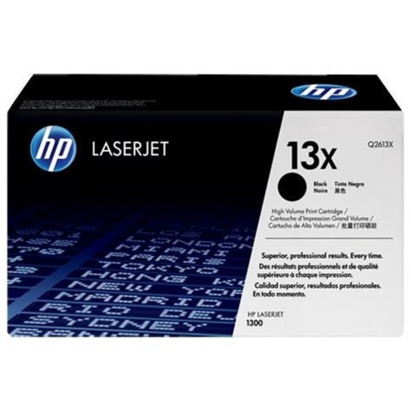 HP 13X (Q2613X) sort tonerpatron til HP LaserJet 1300 - Højtydende op til 4000 sider