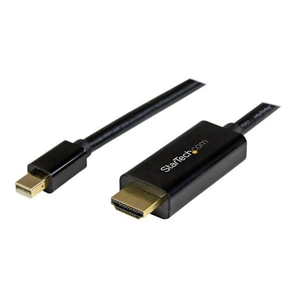 Mini DisplayPort til HDMI-adapterkabel - STARTECH.COM - 1 m - 4K - Sort - Han/Han
