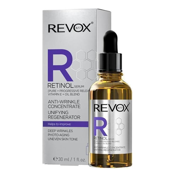 Sammansättande Regenererande Serum - RETINOL - 30 ml - Vegansk - Lyster - Anti-aging