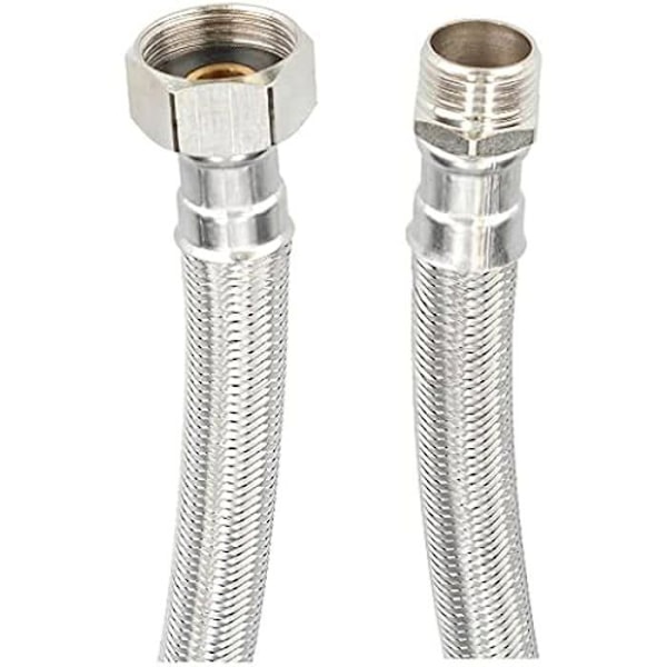 Fontastock rustfrit stål AISI 304 EPDM han 1/2" - hun 3/4" 25 cm (reference: S6500112)