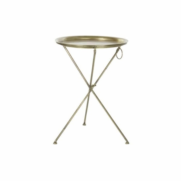 sidebord i gylden messing (47,5 x 47,5 x 64,5 cm)