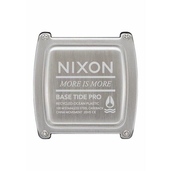 Ur - Nixon - Base Tide Pro - Genanvendt havplast - Vandtæt - Digital mörkt skiffer
