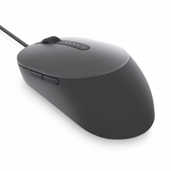 DELL MS3220 Mus - Laser - 5 knapper - Kablet - USB 2.0 - Titan grå