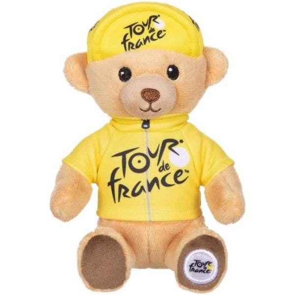Peluche - GIPSY TOYS - Tour De France - VORES MAILLOT JAUNE 15 CM Gul