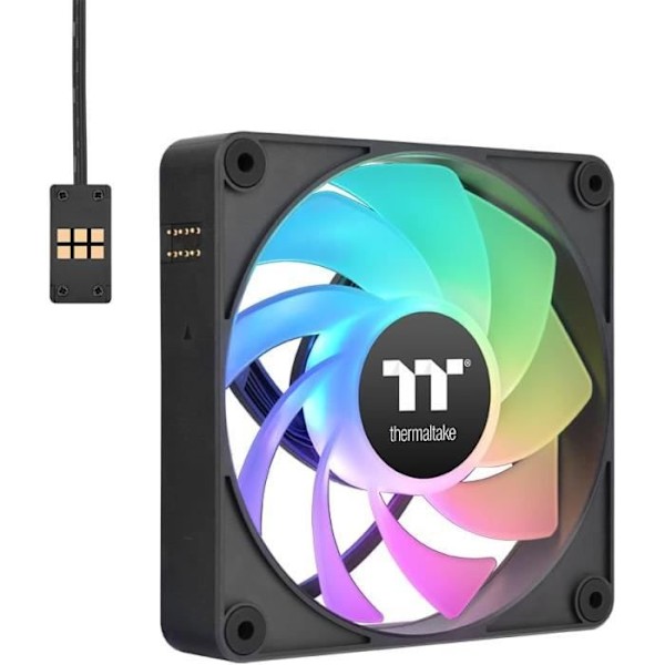 Tuulettimen - Thermaltake - CT140 EX Käänteinen ARGB - 1800 rpm - 140 mm - 32,8 dBA musta